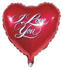 I love you Luftballon in Herzform